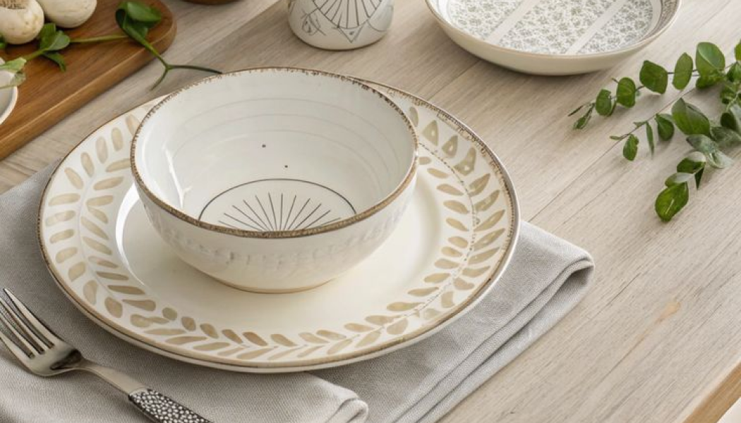 How to Style Your Dining Table with Minimal Crockery