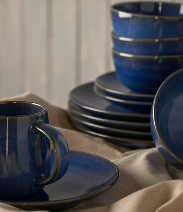 Boshonto (Floral) Dinner Set (For Six)
